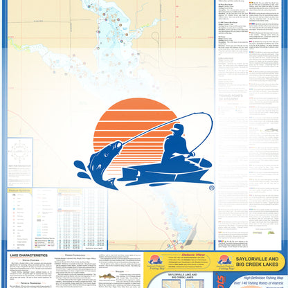 Saylorville-Big Creek Lakes Fishing Map