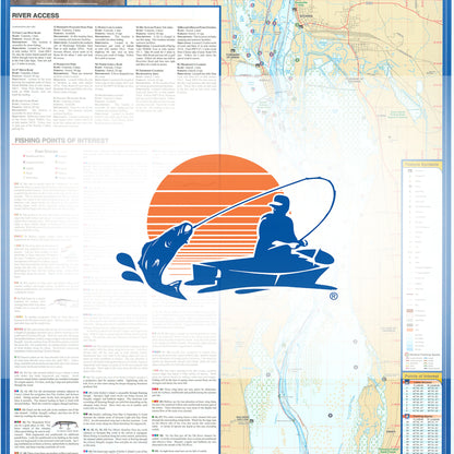 Mississippi River-Pool 13 Fishing Map