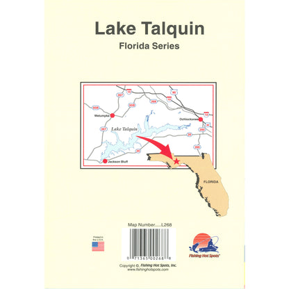 Lake Talquin Fishing Map