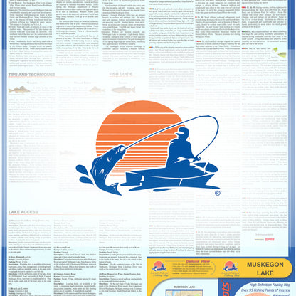 Muskegon Lake Fishing Map