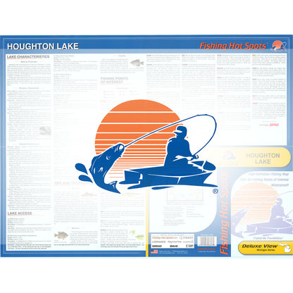 Houghton Lake Fishing Map