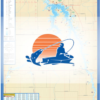 Sangchris Lake Fishing Map
