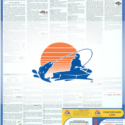 Crab Orchard Lake Fishing Map