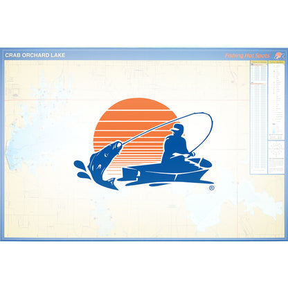 Crab Orchard Lake Fishing Map