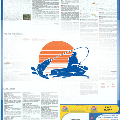 Lake DuBay Fishing Map (Marathon/Portage Co)