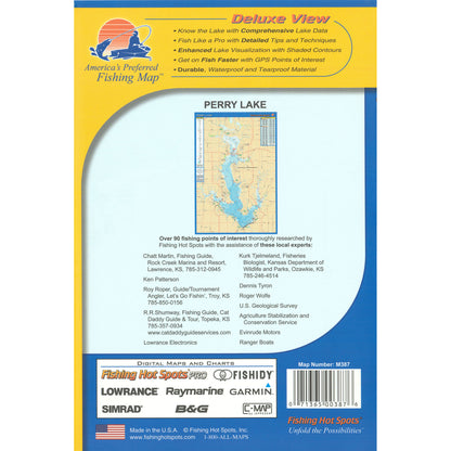 Perry Lake Fishing Map