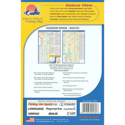 Hudson River-South (West Point-Kingston) Fishing Map