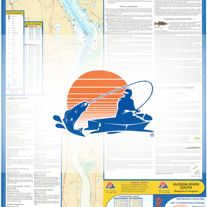 Hudson River-South (West Point-Kingston) Fishing Map