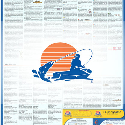 Lake Ontario Fishing Map (Oswego Area)