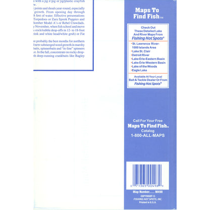 Bay of Quinte-W (Trenton to Telegraph Narrows) Fishing Map