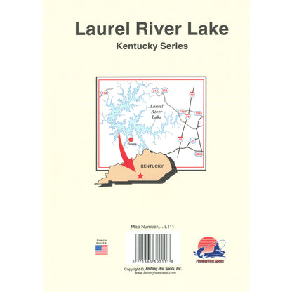 Laurel River Lake Fishing Map