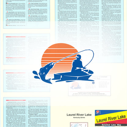 Laurel River Lake Fishing Map