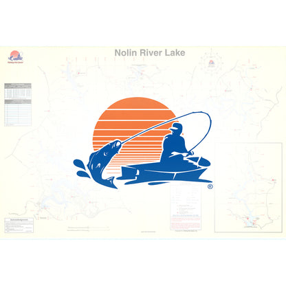 Nolin River Lake Fishing Map