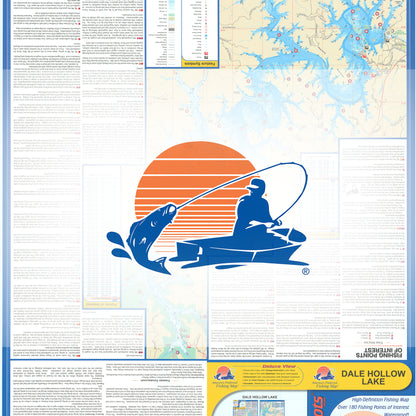 Dale Hollow Lake Fishing Map