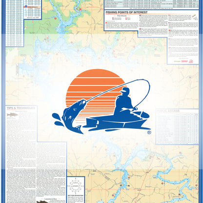 Dale Hollow Lake Fishing Map