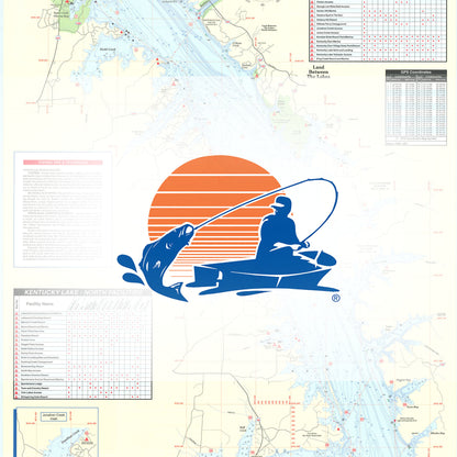 Kentucky Lake-North (Kentucky Dam to KY/TN Line) Fishing Map