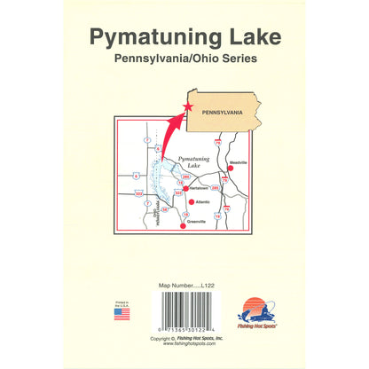Pymatuning Lake Fishing Map