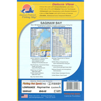 Saginaw Bay Fishing Map