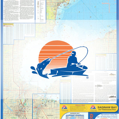 Saginaw Bay Fishing Map