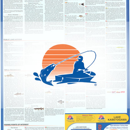 Kabetogama Lake Fishing Map