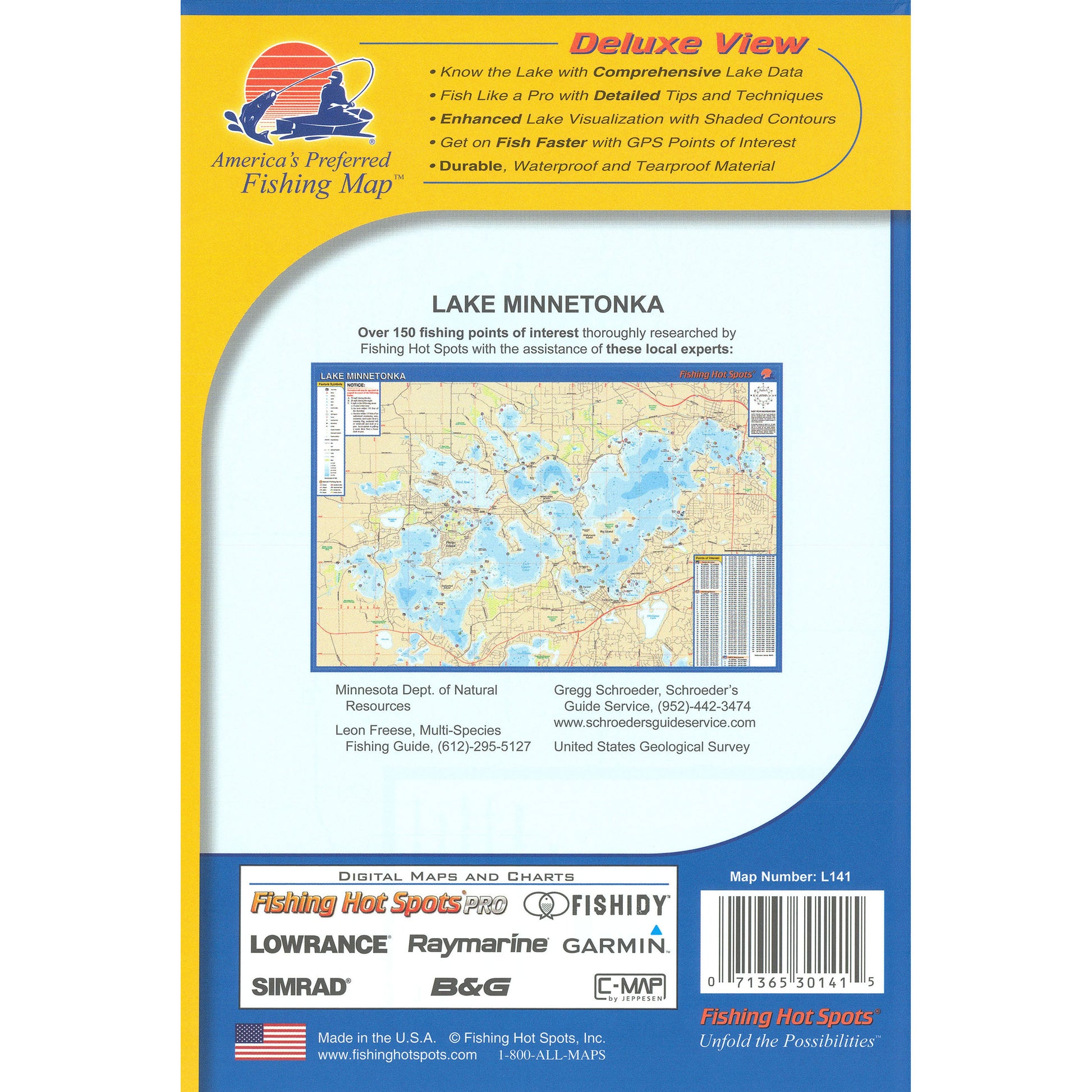 Lake Minnetonka Fishing Map