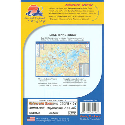 Lake Minnetonka Fishing Map
