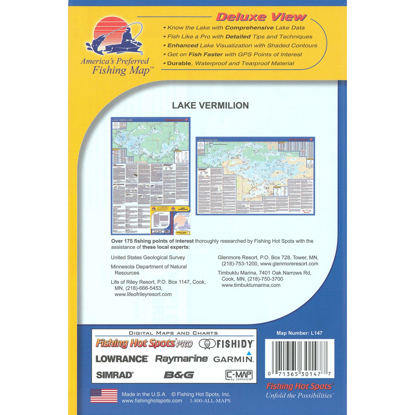 Lake Vermilion Fishing Map