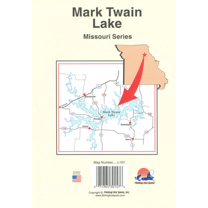 Mark Twain Lake Fishing Map