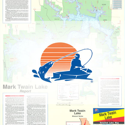 Mark Twain Lake Fishing Map