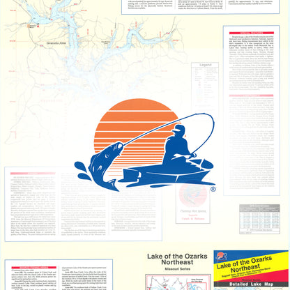 Lake of the Ozarks-Northeast (Milemarker 17 to Bagnell Dam) Fishing Map