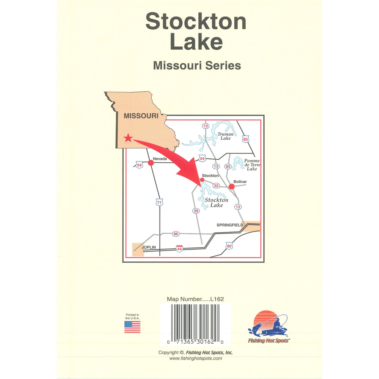 Stockton Lake Fishing Map