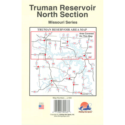 Truman Reservoir-North (North of Hwy 7) Fishing Map
