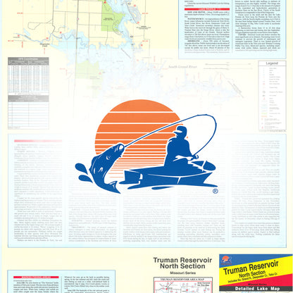 Truman Reservoir-North (North of Hwy 7) Fishing Map