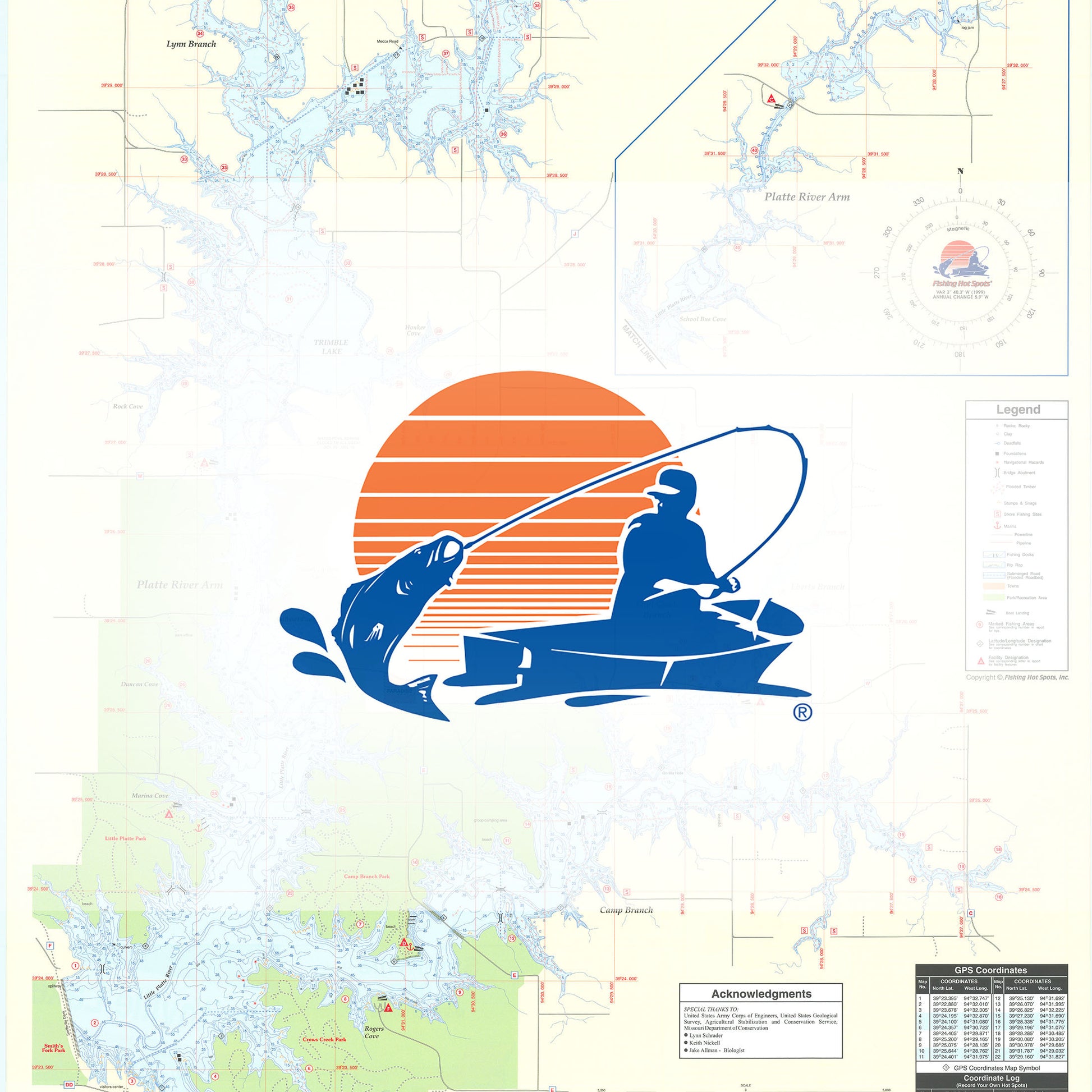 Smithville Lake Fishing Map
