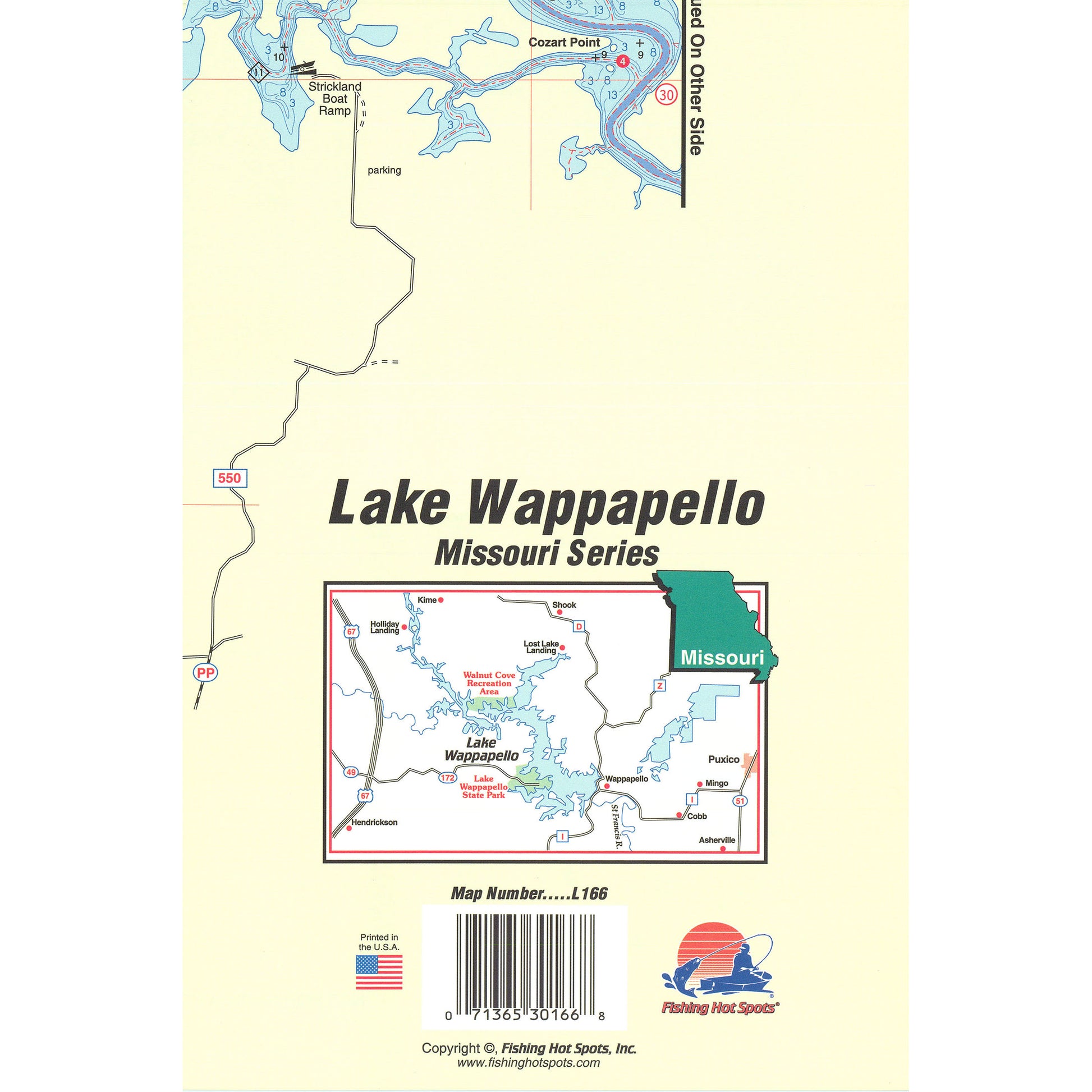 Lake Wappapello Fishing Map