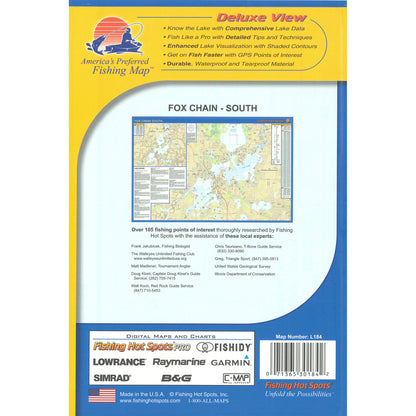Fox Chain-South Fishing Map