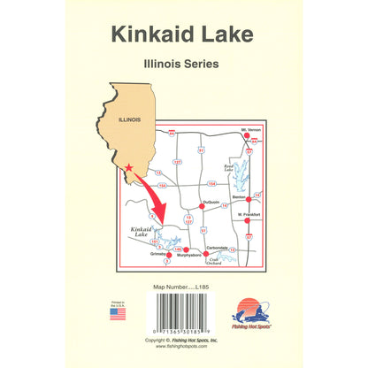 Kinkaid Lake Fishing Map