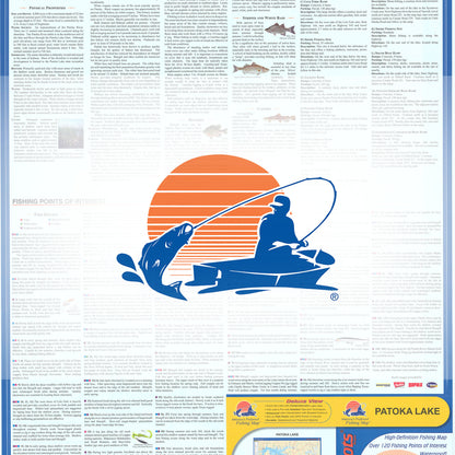 Patoka Lake Fishing Map