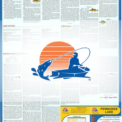 Pewaukee Lake Fishing Map