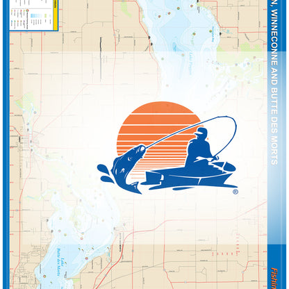 Poygan/Winneconne/Butte des Morts Fishing Map