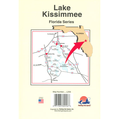 Lake Kissimmee Fishing Map