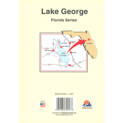 Lake George Fishing Map (Florida)