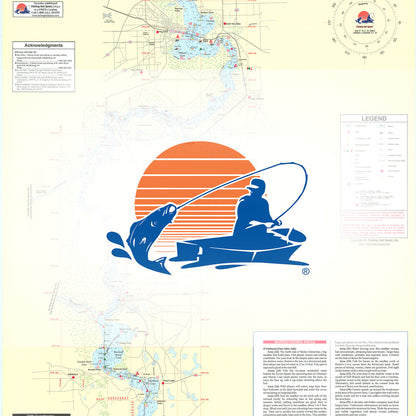 St. Johns River (Georgetown to Rice Creek) Fishing Map