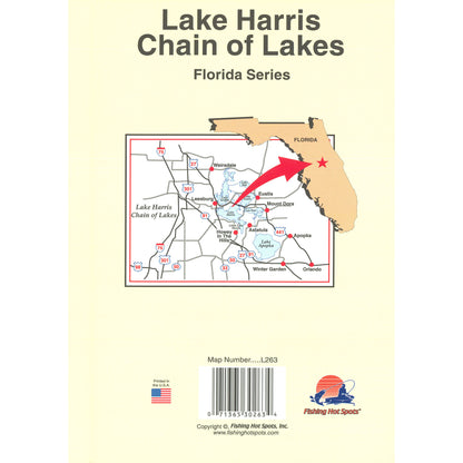 Harris Chain of Lakes Fishing Map