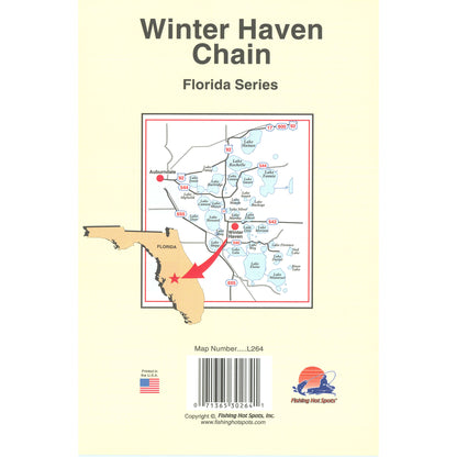 Winter Haven Chain Fishing Map