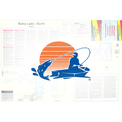 Rainy Lake North Fishing Map