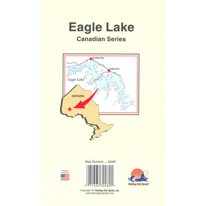 Eagle Lake (Ontario) Fishing Map