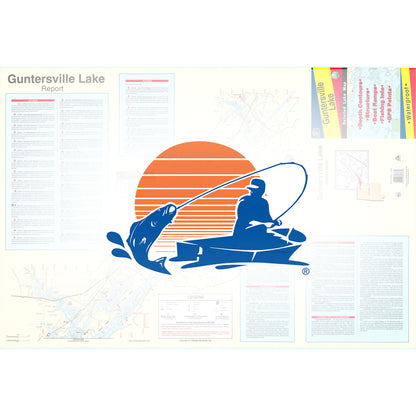 Guntersville fishing map