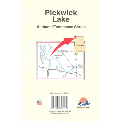 Pickwick Lake Fishing Map