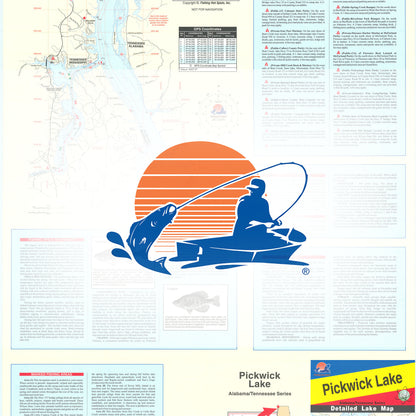 Pickwick Lake Fishing Map